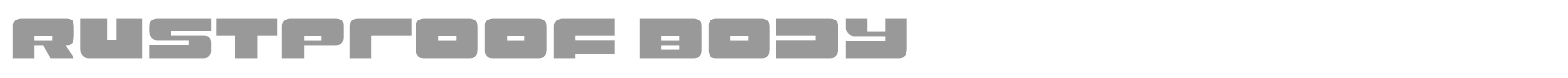Rustproof Body font preview